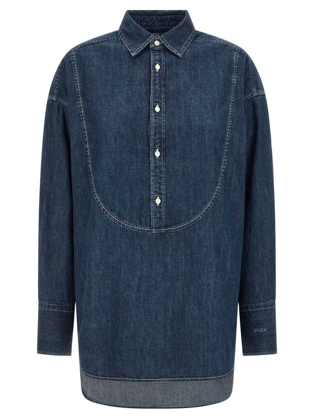 Polo Ralph Lauren Blue Cotton Blouse