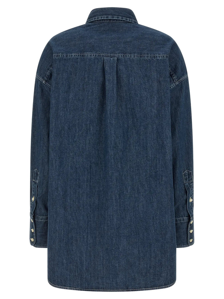 Polo Ralph Lauren Blue Cotton Blouse