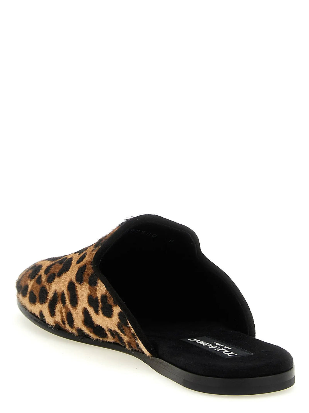 Dolce &amp; Gabbana Brown Calfskin Flats