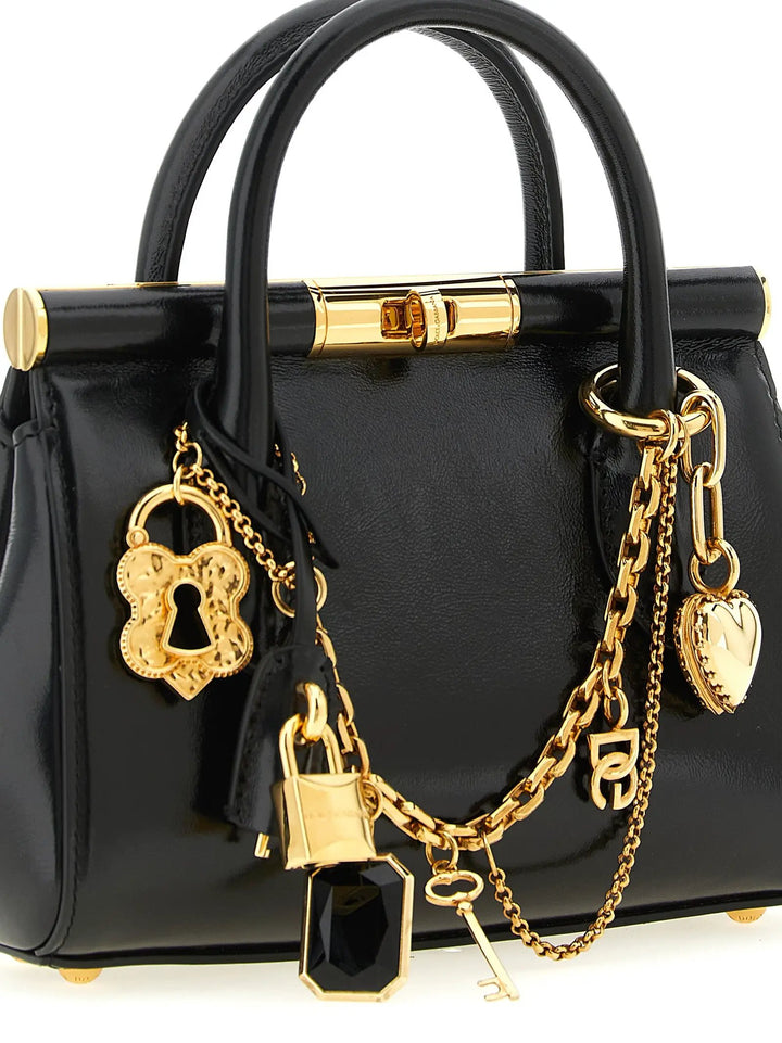 Dolce &amp; Gabbana Black Calfskin Handbag