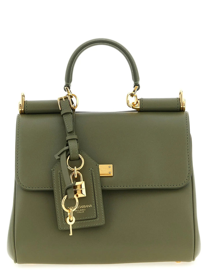 Dolce &amp; Gabbana Bicolor Calfskin Handbag