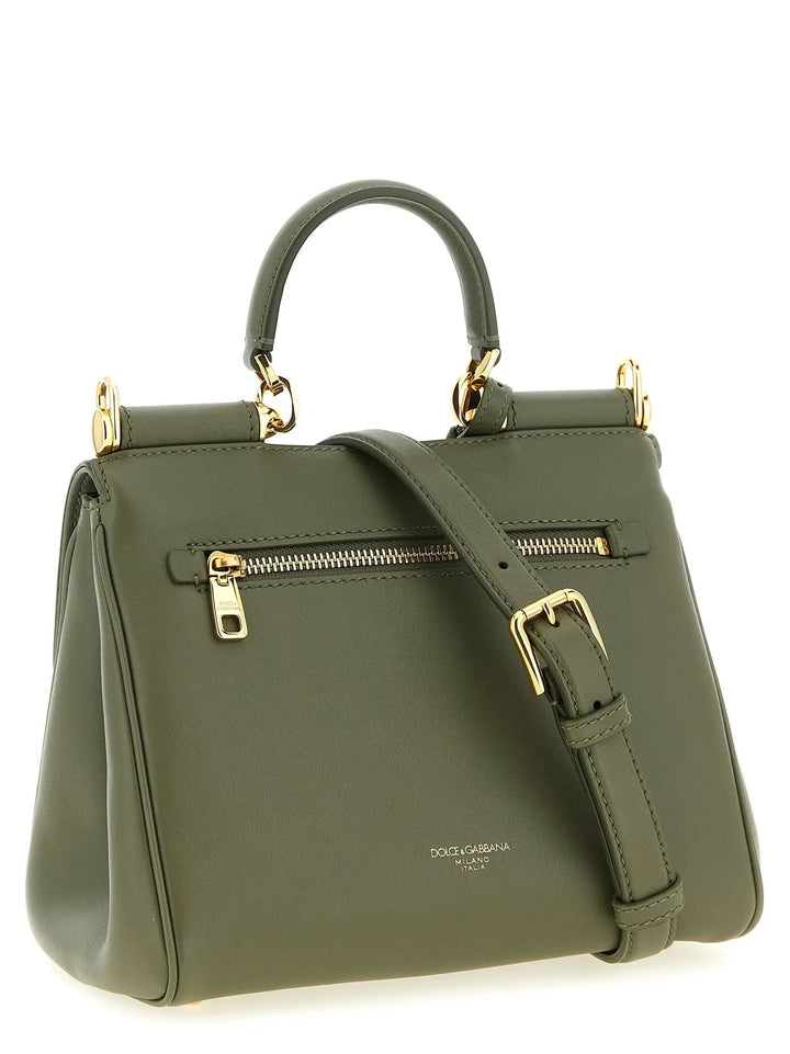 Dolce &amp; Gabbana Bicolor Calfskin Handbag