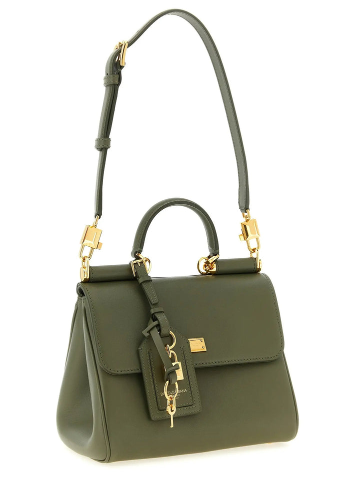 Dolce &amp; Gabbana Bicolor Calfskin Handbag