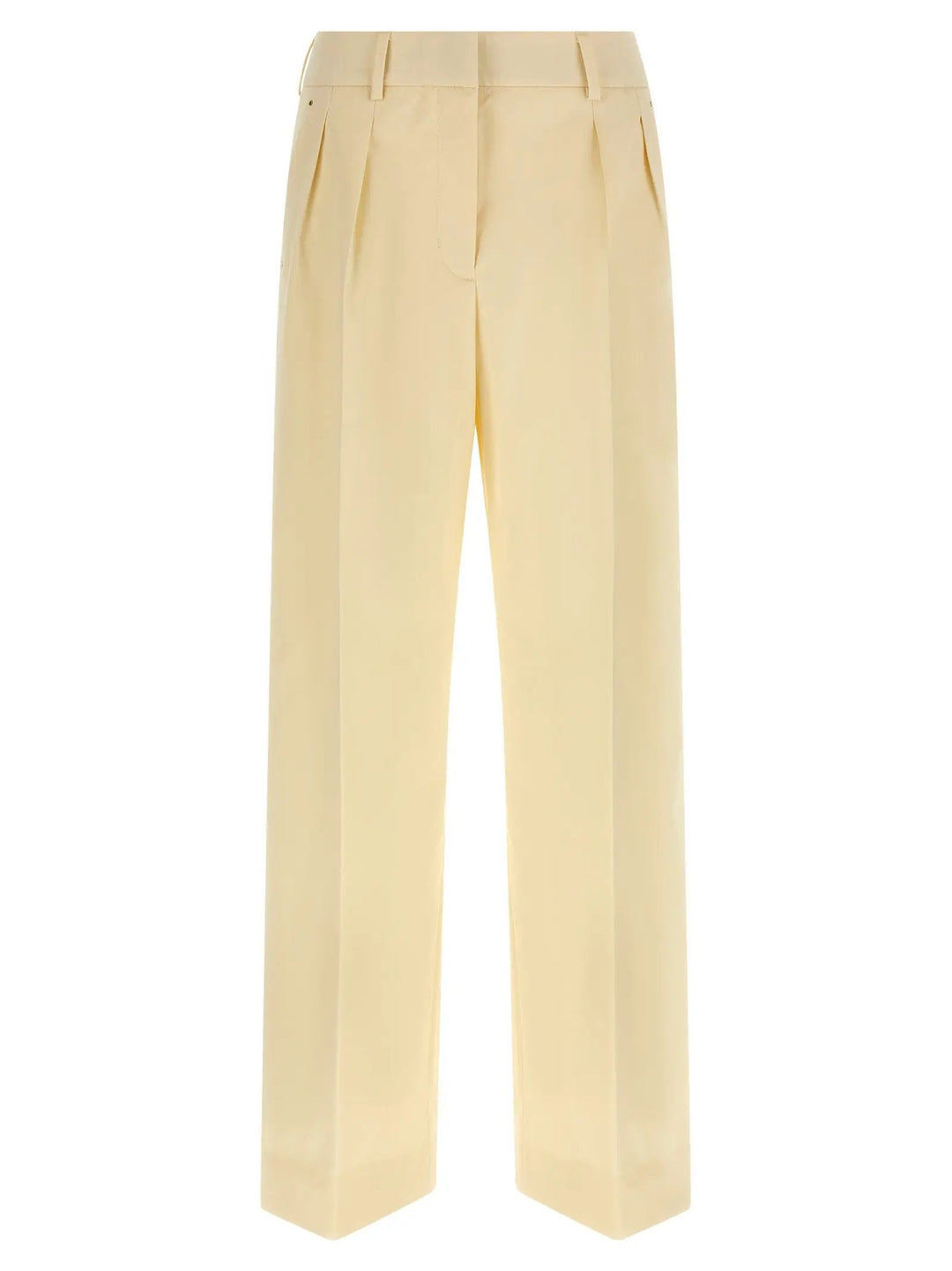 Moncler Beige Cotton Dress Pants