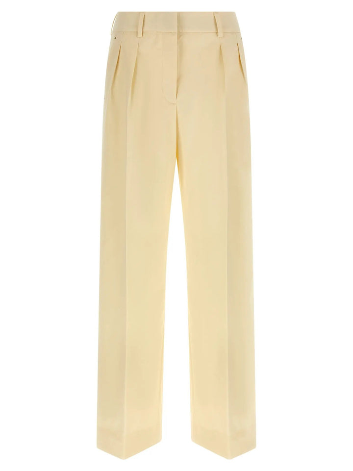 Moncler Beige Cotton Dress Pants