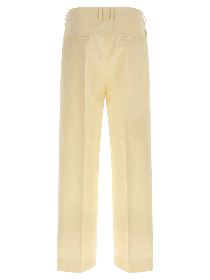 Moncler Beige Cotton Dress Pants