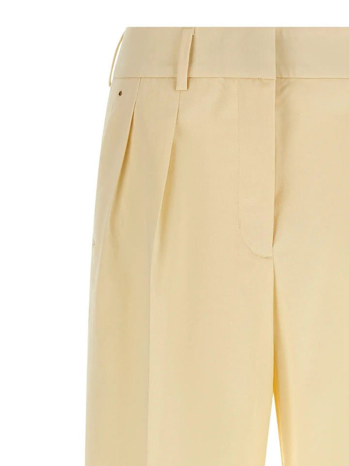 Moncler Beige Cotton Dress Pants