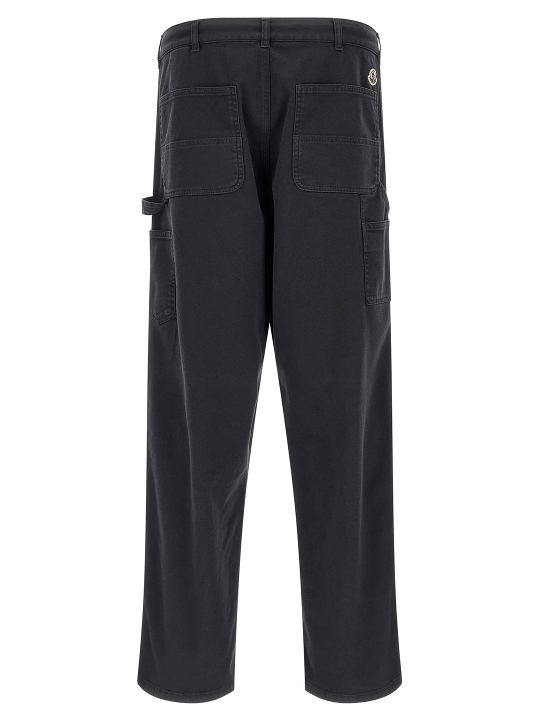 Moncler Blue Cotton Cargo Pants