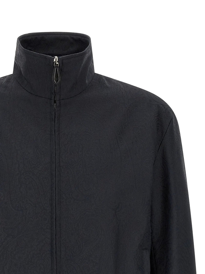 Etro Blue Polyamide Jacket