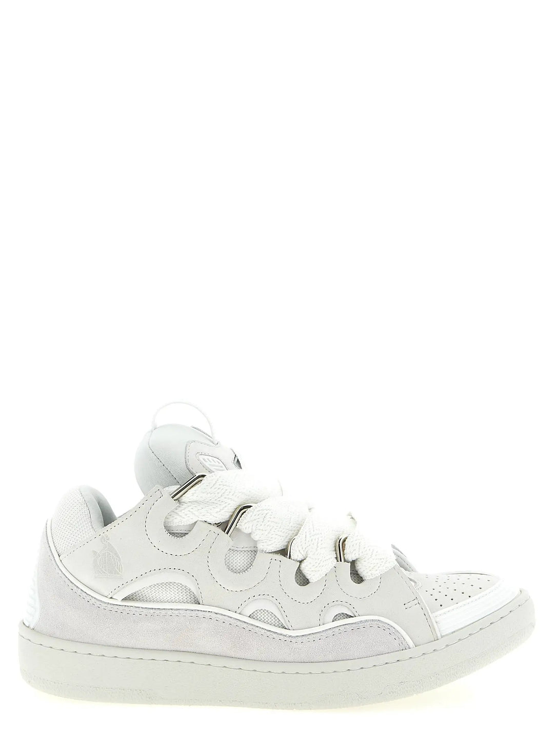 Lanvin White Calfskin Chunky Sneakers