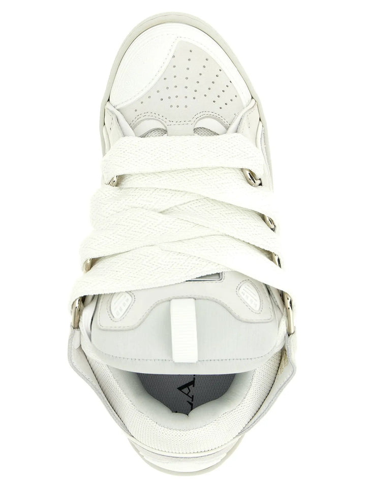 Lanvin White Calfskin Chunky Sneakers