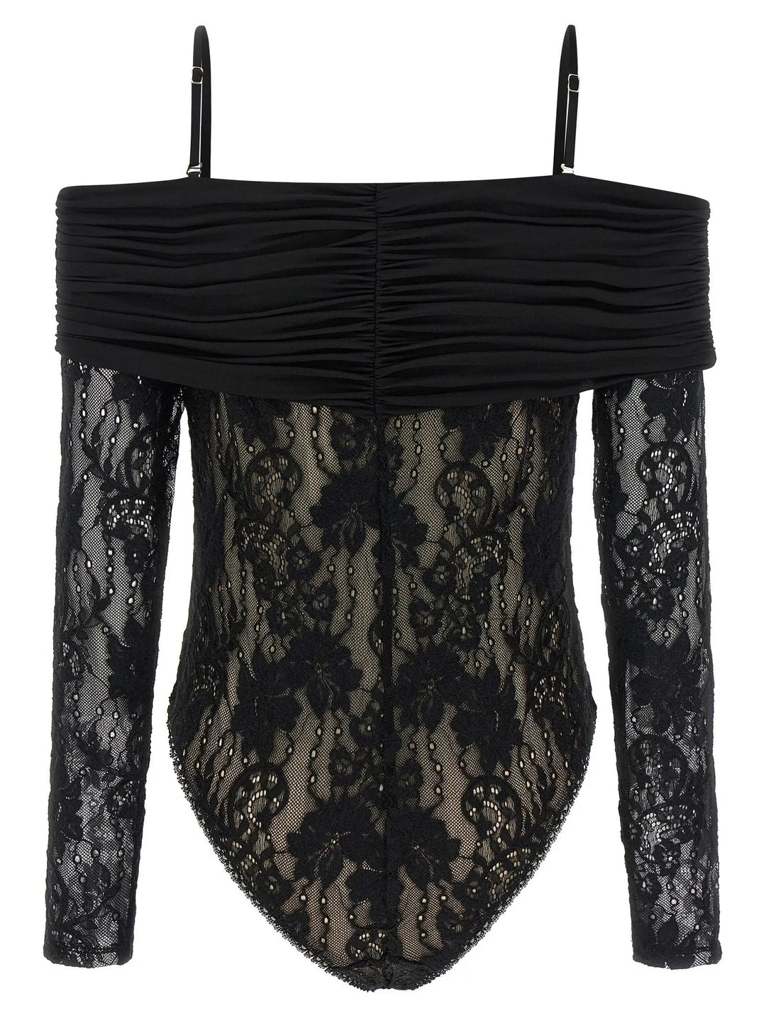 Zimmermann Black Polyamide Bodysuit