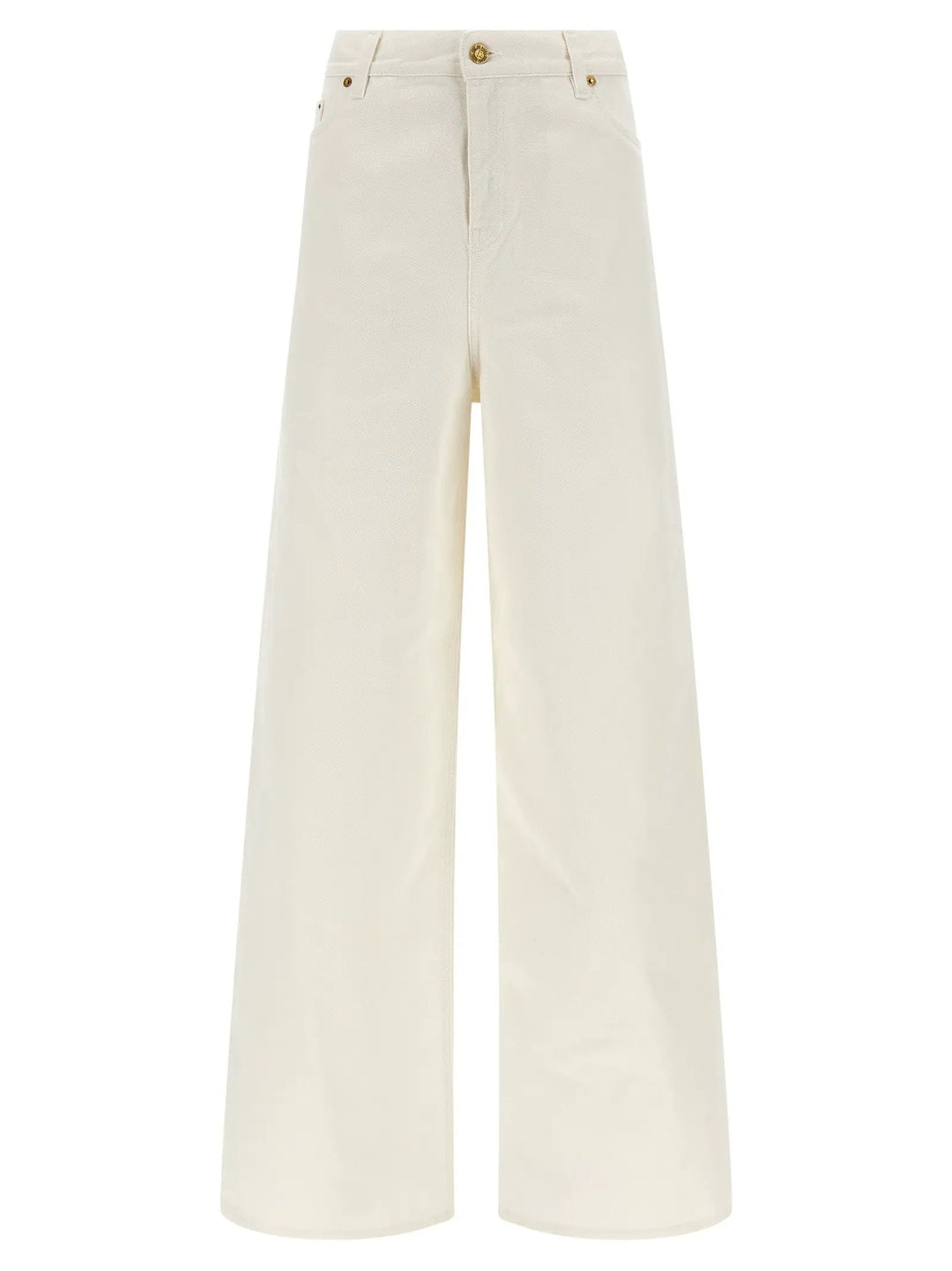 Golden Goose White Cotton Boyfriend Jeans