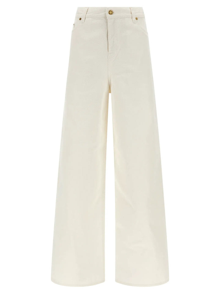 Golden Goose White Cotton Boyfriend Jeans