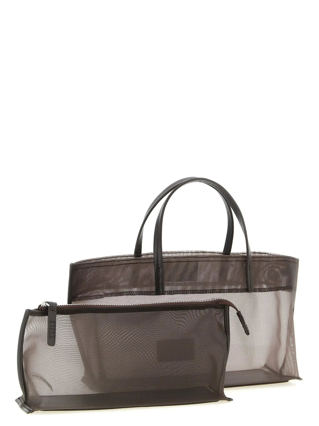 Staud Brown Polyamide Tote Bag