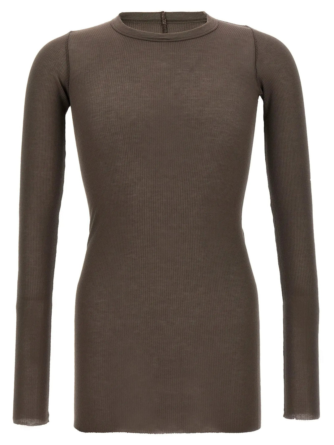 Rick Owens Gray Viscose T-Shirt