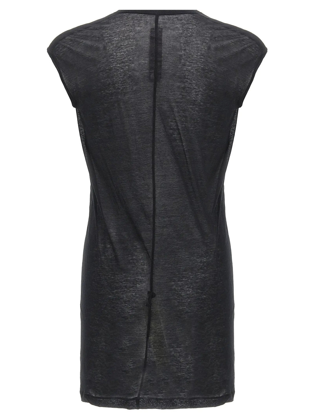 Rick Owens Black Cotton T-Shirt