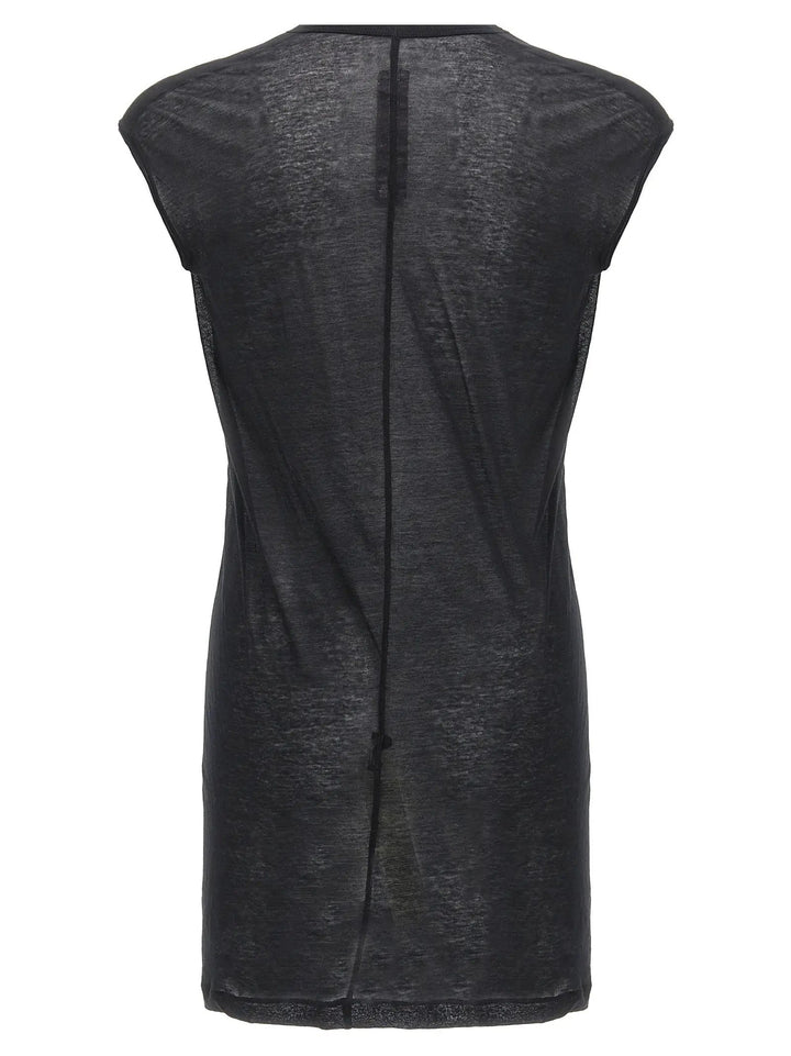 Rick Owens Black Cotton T-Shirt