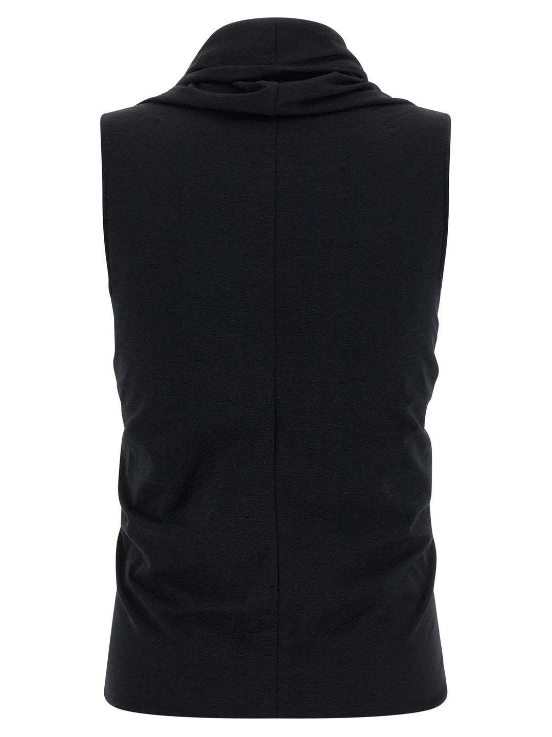 Rick Owens Black Cotton Tank Tops