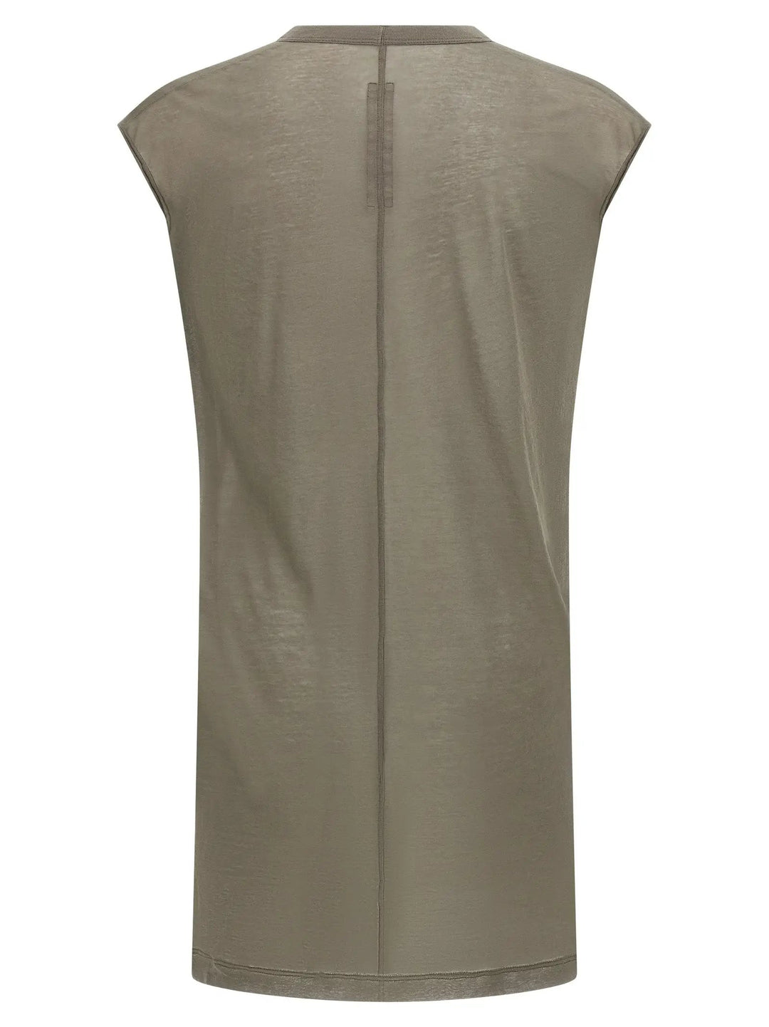 Rick Owens Gray Cotton T-Shirt