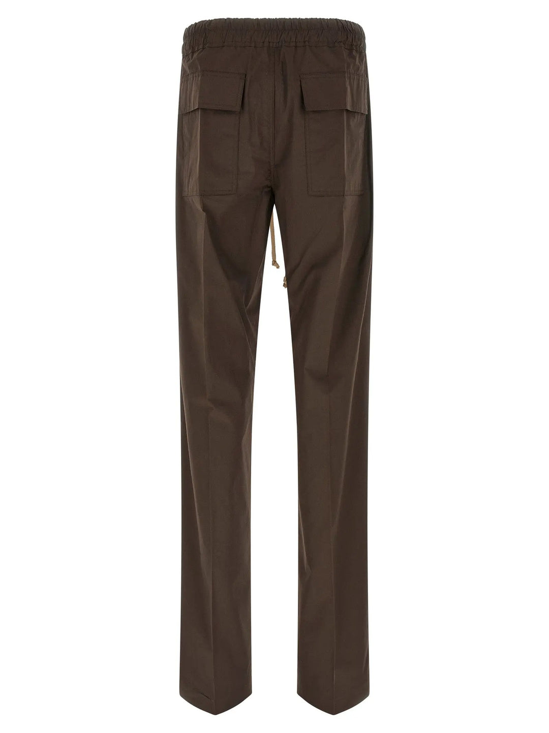 Rick Owens Brown Cotton Casual Pants