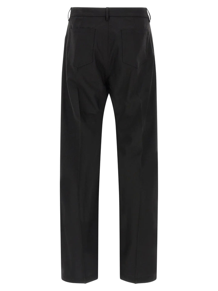 Rick Owens Black Wool Jeans Denim