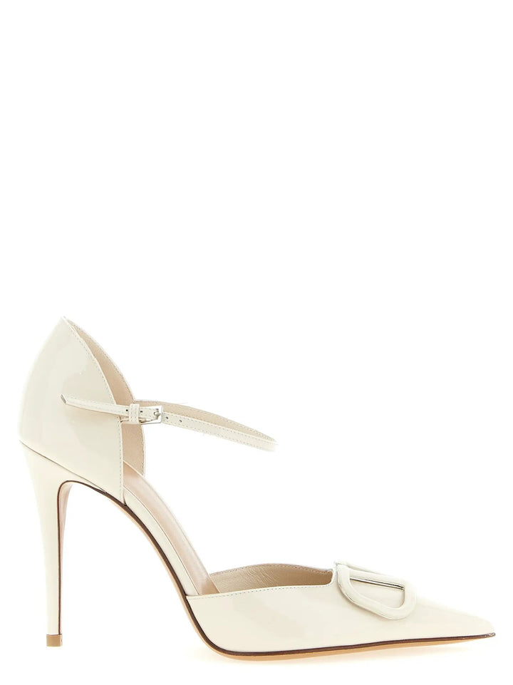 Valentino Garavani Sample Sale | Valentino Garavani White Calfskin High Heel Pumps - | Designer outlet
