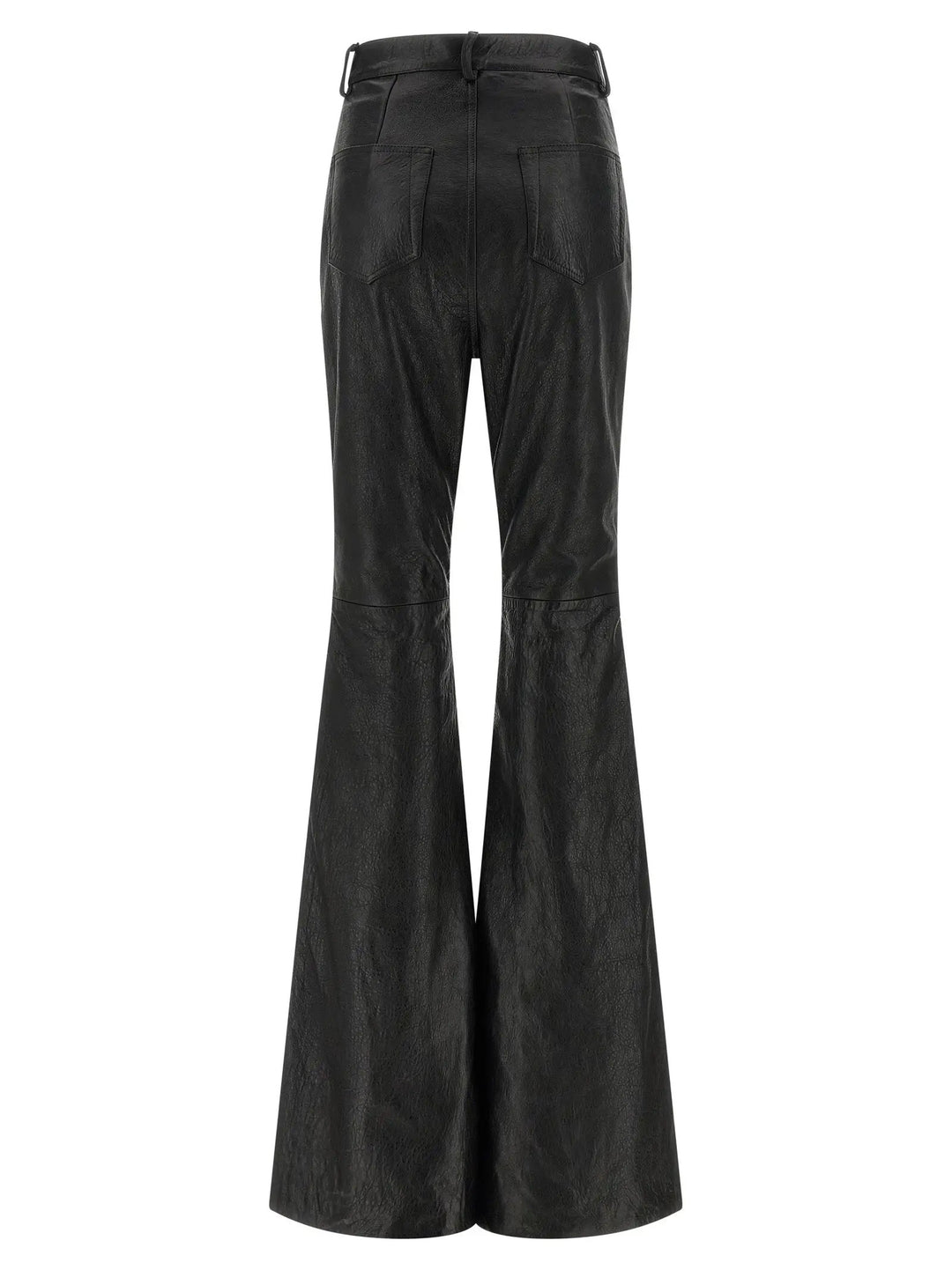 Rick Owens Black Lamb Leather Pants