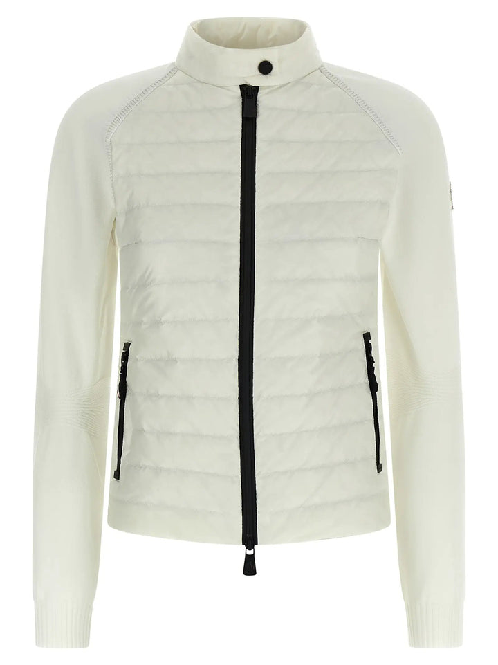 Moncler Grenoble White Polyamide Cardigan