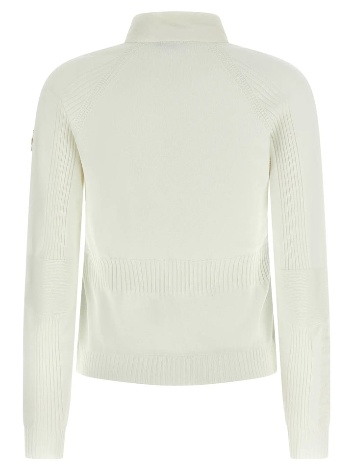 Moncler Grenoble White Polyamide Cardigan