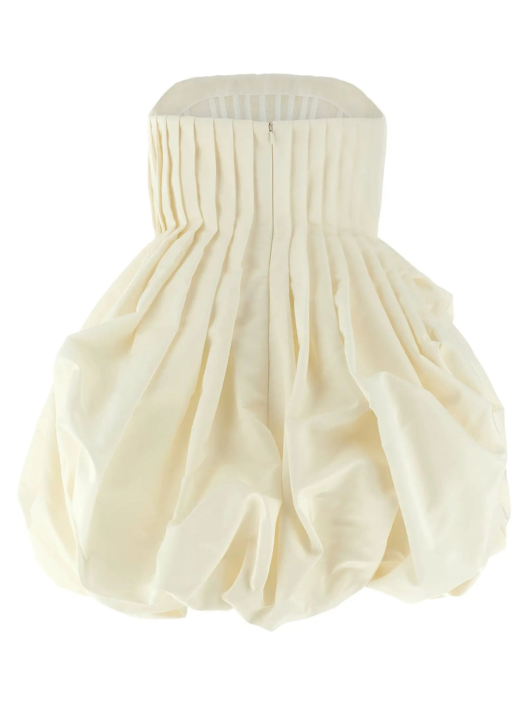 Carolina Herrera White Silk Short Dress