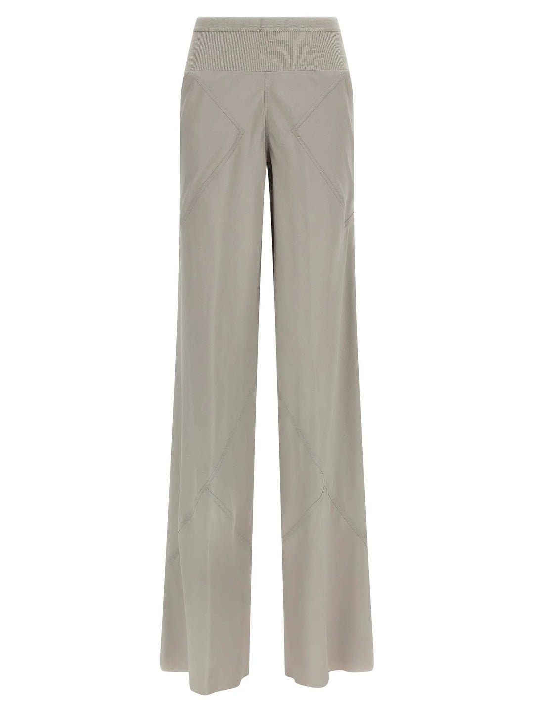 Rick Owens Gray Acetate Flared Pants