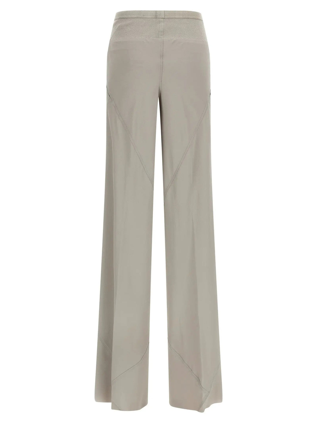Rick Owens Gray Acetate Flared Pants
