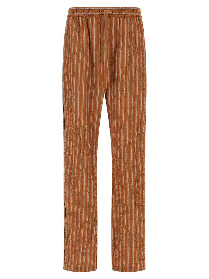 Dolce &amp; Gabbana Brown Viscose Casual Pants