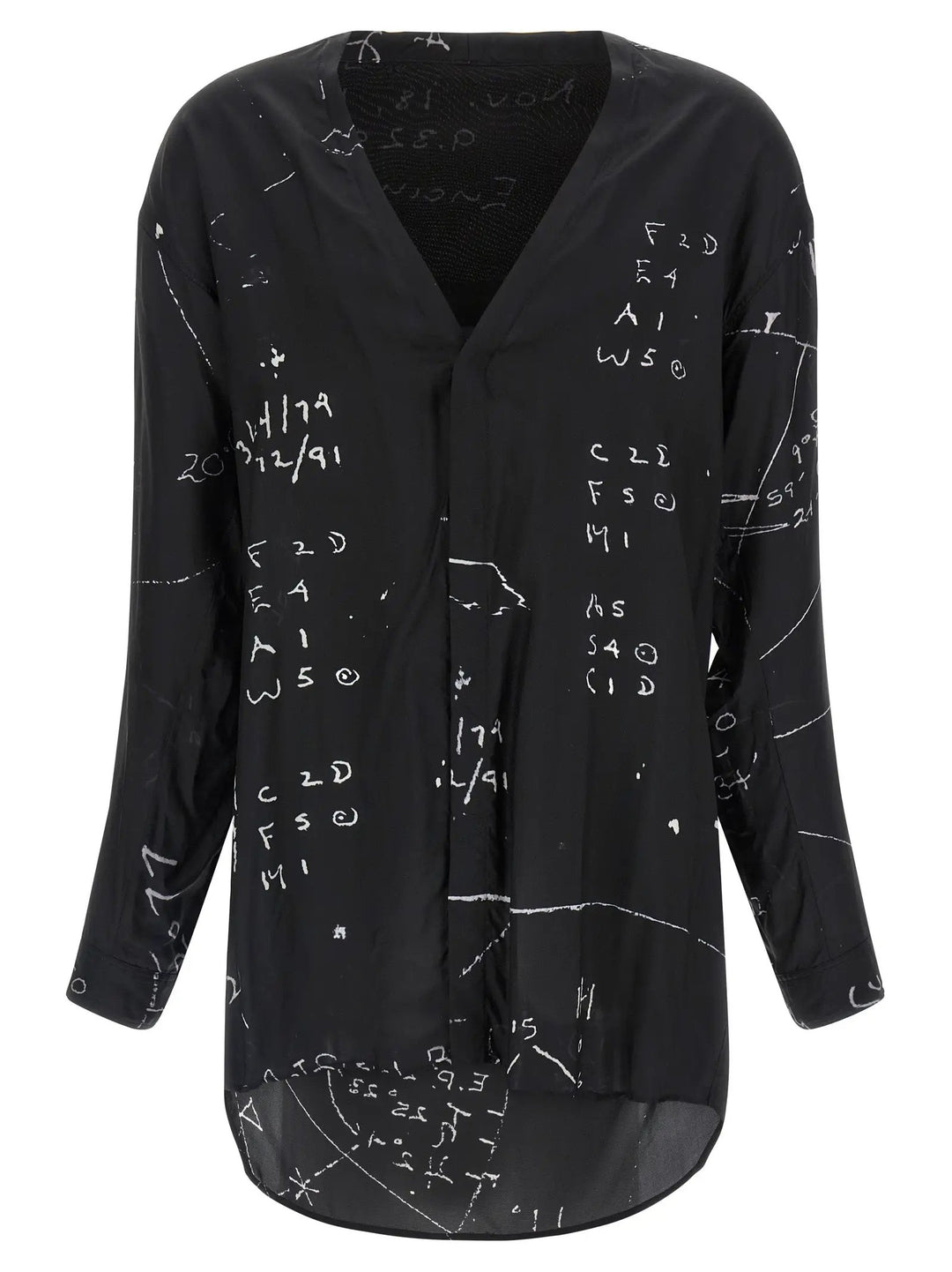 Rick Owens Black Viscose Blouse