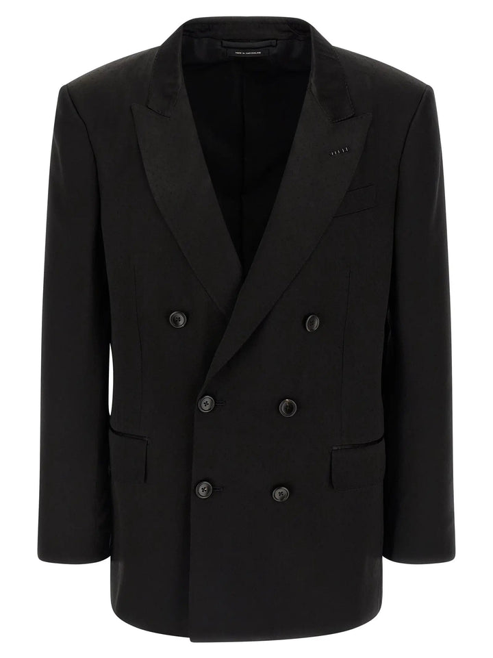 Tom Ford Black Viscose Blazer