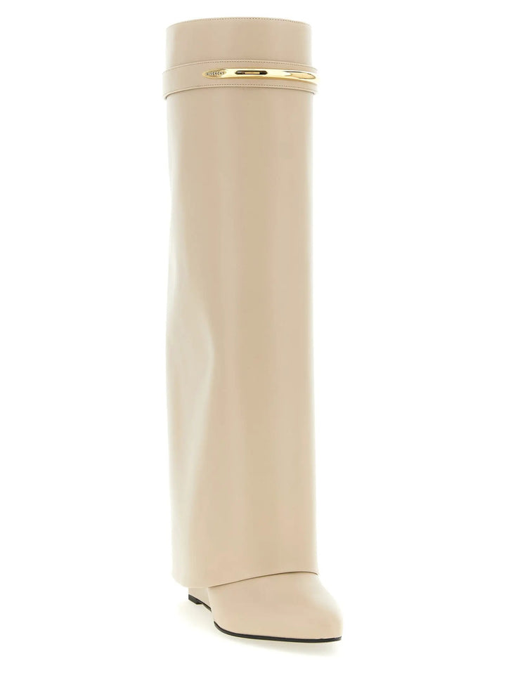 Givenchy Beige Calfskin Over The Knee