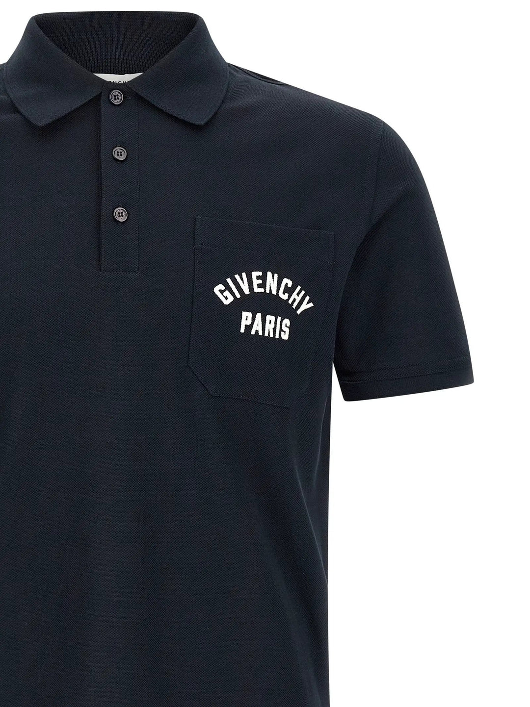 Givenchy Blue Cotton Polo Shirt