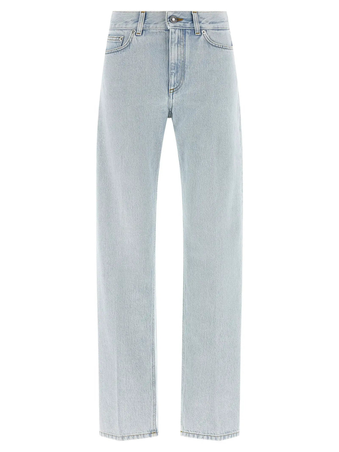 Givenchy Blue Cotton Straight-Leg Jeans