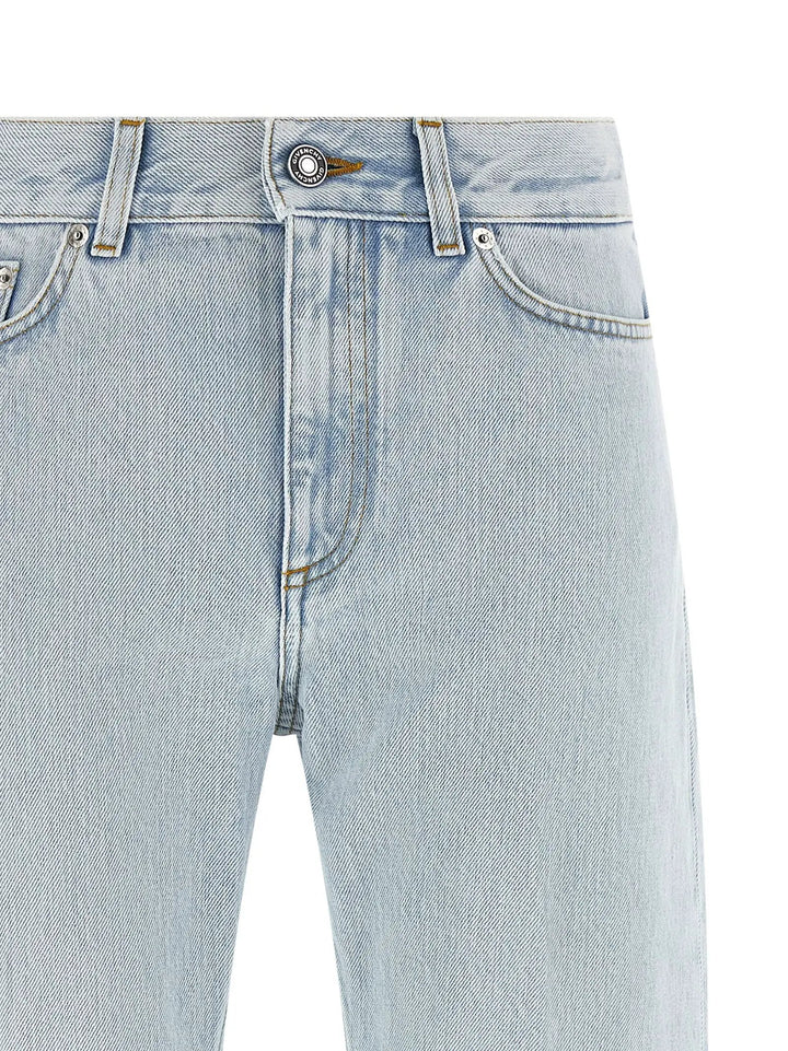 Givenchy Blue Cotton Straight-Leg Jeans