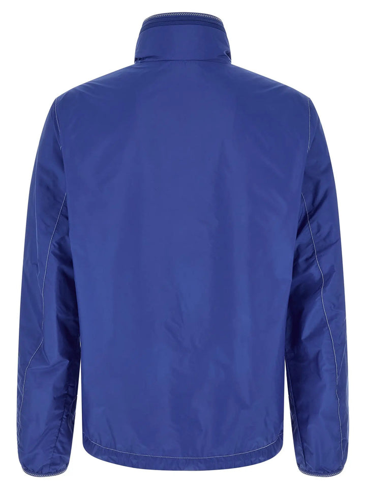Moncler Blue Polyamide Shell Jacket