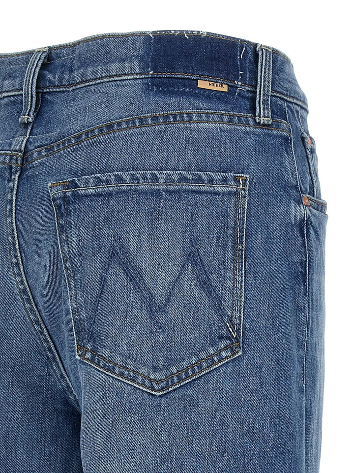 Mother Denim Blue Cotton Jeans Denim
