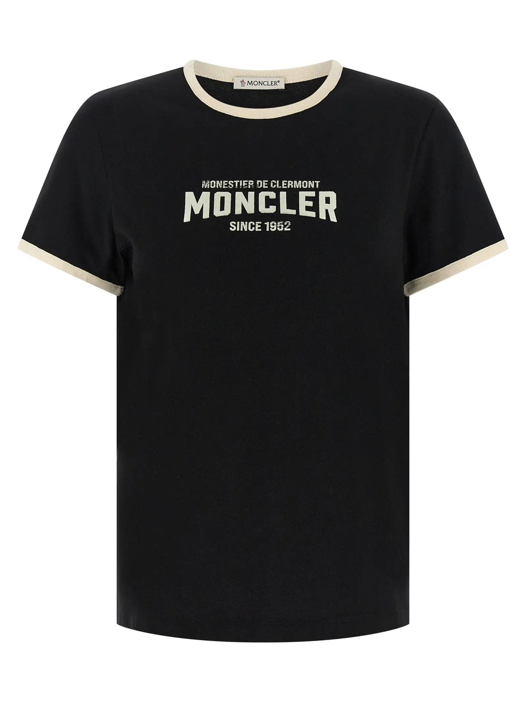 Moncler Black Cotton T-Shirt