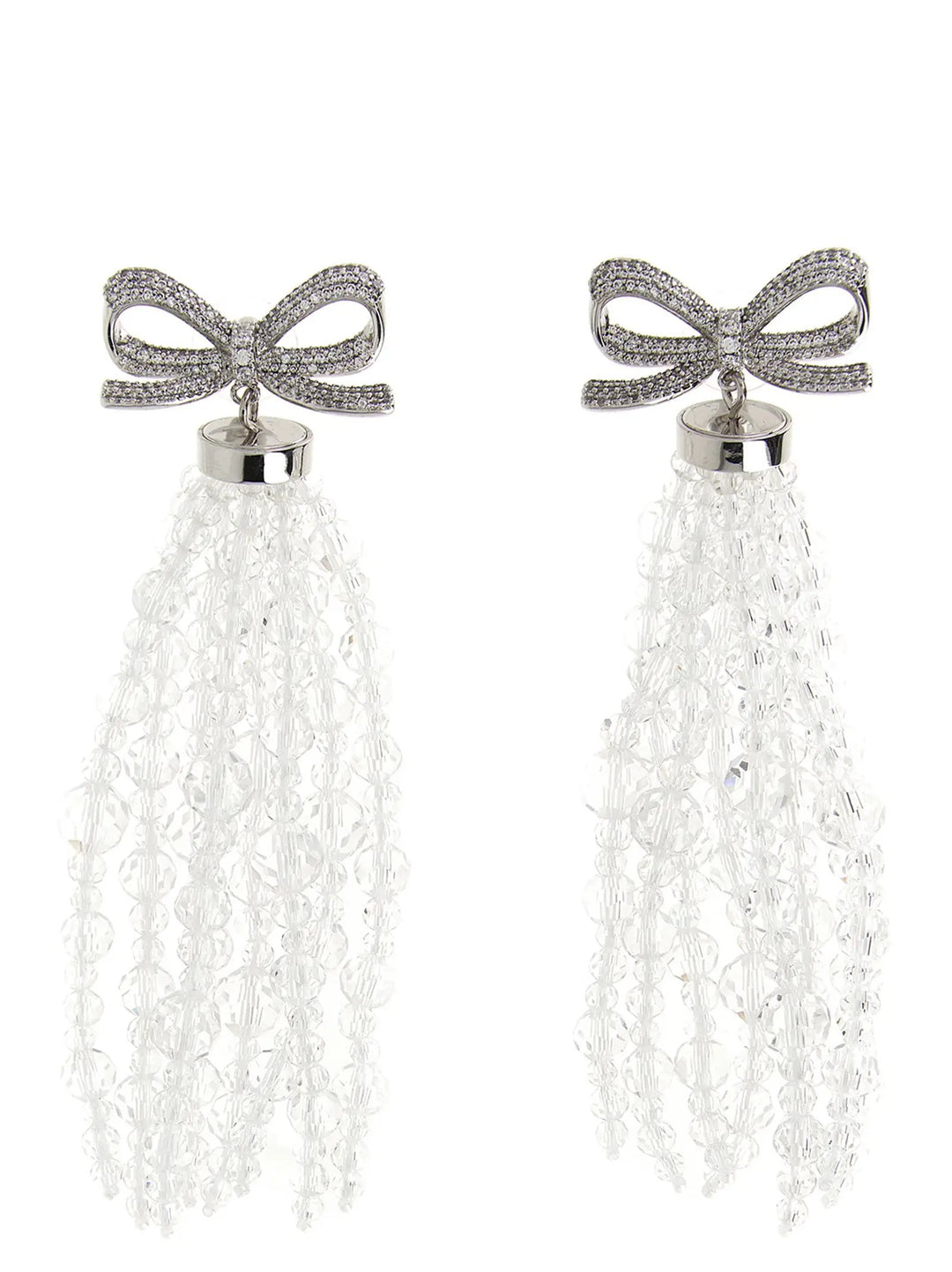 Self-Portrait Silver Copper Earrings