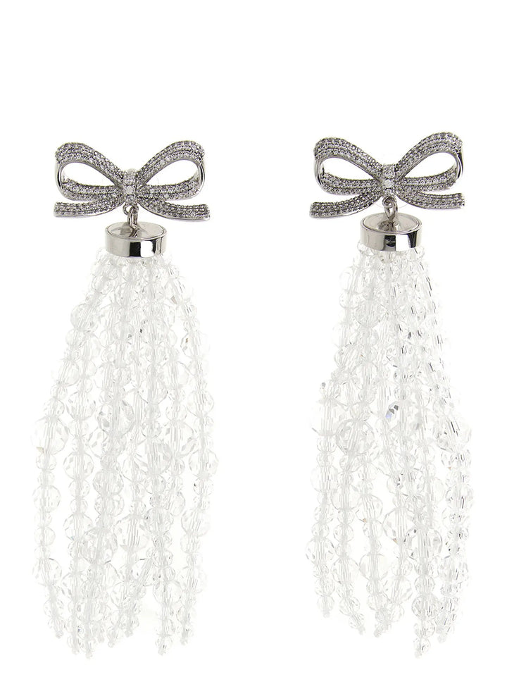 Self-Portrait Silver Copper Earrings