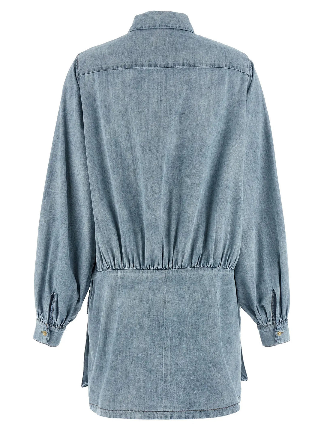 7 For All Mankind Blue Cotton Short Dress