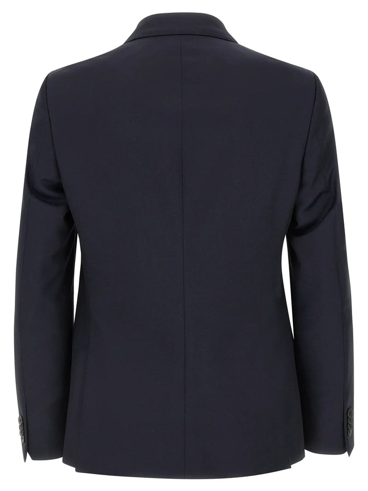 ZEGNA Blue Wool Two-Piece Suit