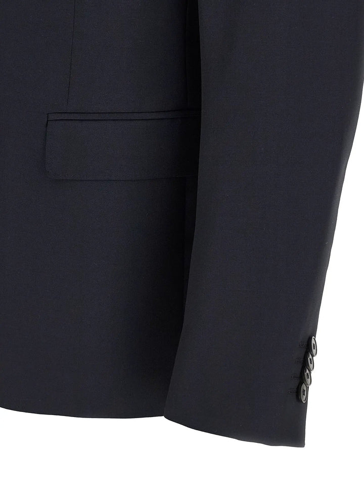 ZEGNA Blue Wool Two-Piece Suit