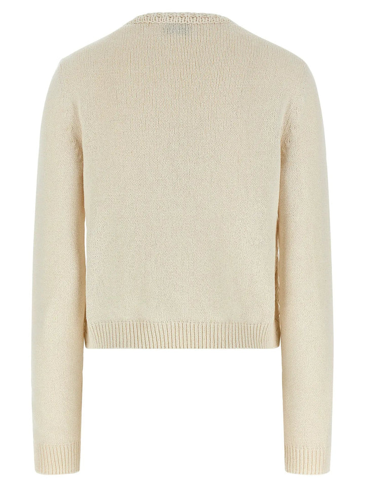 Moncler Beige Cotton Cardigan