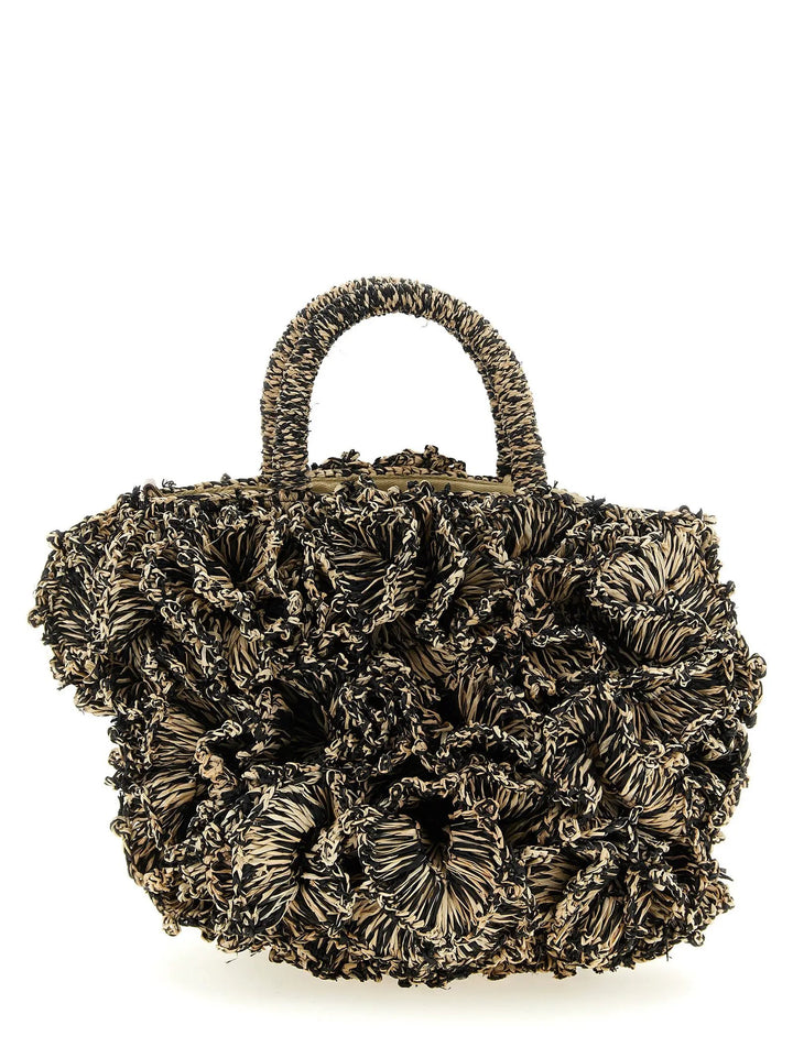 Ibeliv Sample Sale | Ibeliv Bicolor Raffia Handbag - | Designer outlet